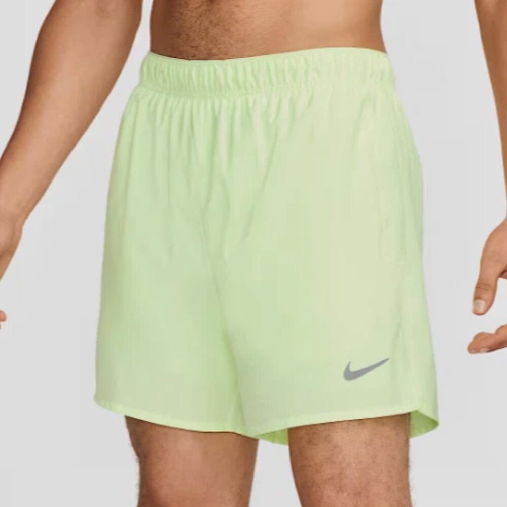 Nike Challenger Mens Dri-FIT 5" 2-in-1 Running Gym Training Yoga Shorts Volt S